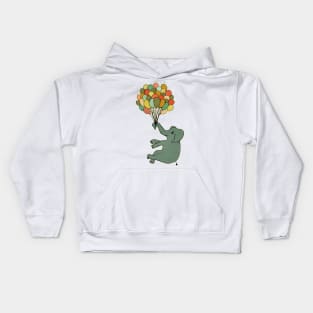 When Elephants Fly Kids Hoodie